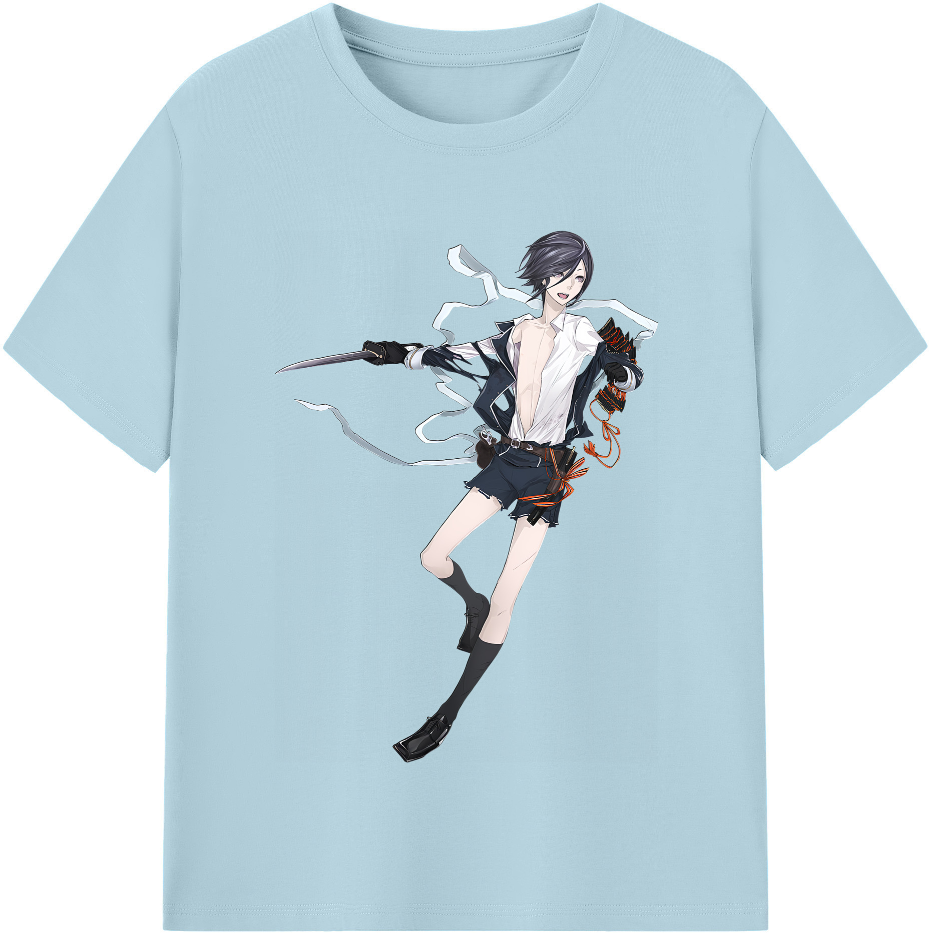 （画像用） 刀剣乱舞 Touken Ranbu 綿100％半袖Tシャツ（フロントプリント）